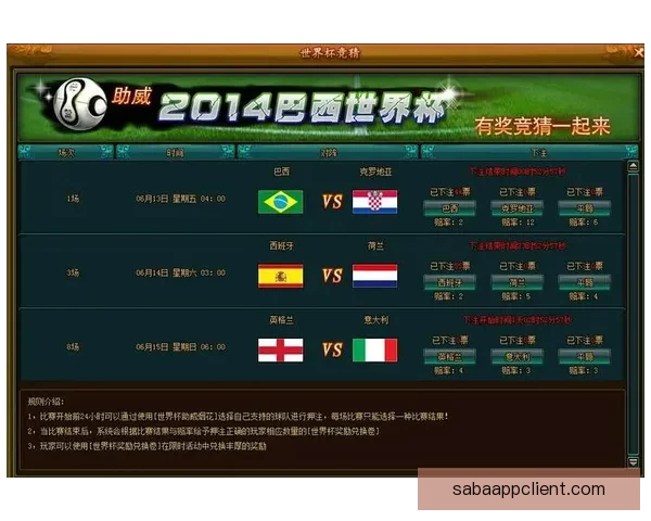 世界杯竞猜首存优惠火热来袭新用户专享高额彩金与免费竞猜机会